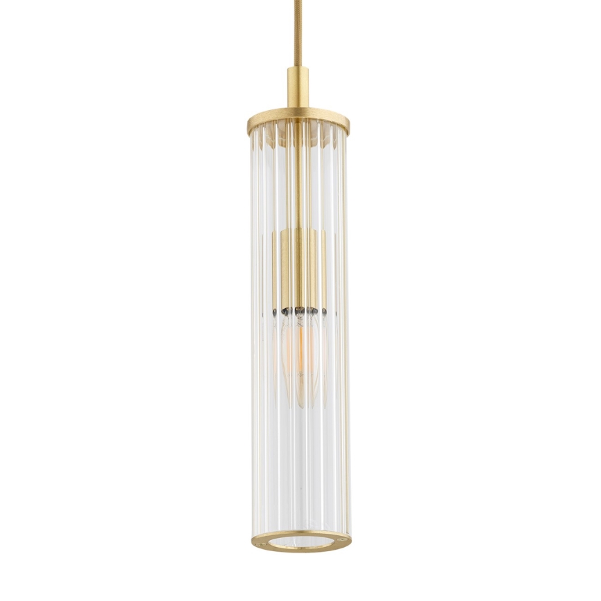 Argon 8489 - Lámpara colgante HAMPTON 1xE14/7W/230V dorado