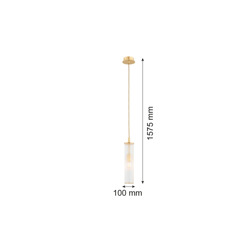 Argon 8489 - Lámpara colgante HAMPTON 1xE14/7W/230V dorado