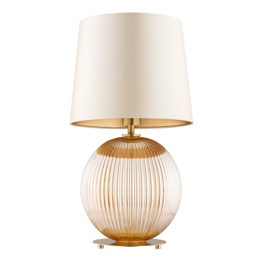 Argon 8535 - Lámpara de mesa HAMILTON 1xE27/15W/230V 54 cm color crema/beige