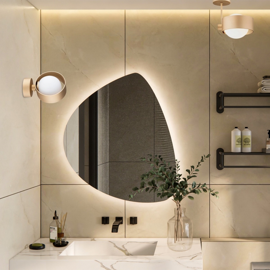 Argon 8567 - Aplique de baño MASSIMO PLUS 1xG9/6W/230V IP44 dorado
