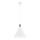 Argon 8631 - Lámpara colgante KEGEL 1xE27/15W/230V blanco