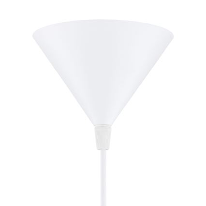 Argon 8631 - Lámpara colgante KEGEL 1xE27/15W/230V blanco