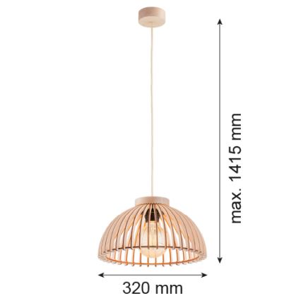 Argon 8633 - Lámpara colgante TRE 1xE27/15W/230V