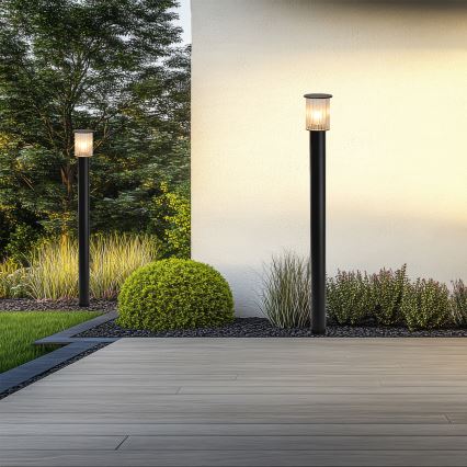 Argon 8750 - Lámpara de exterior NORFOLK 1xE27/15W/230V IP44 124cm negro