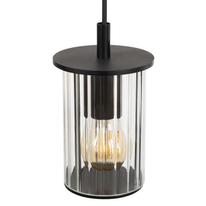 Argon 8751 - Lámpara colgante exterior NORFOLK 1xE27/15W/230V IP44 negro