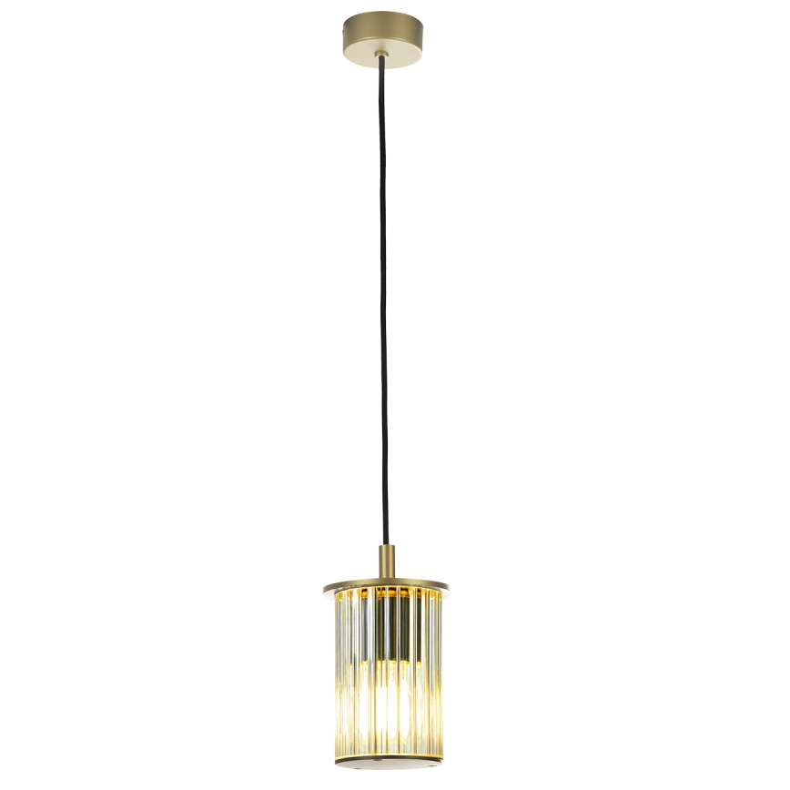 Argon 8755 - Lámpara colgante exterior NORFOLK 1xE27/15W/230V IP44 dorado