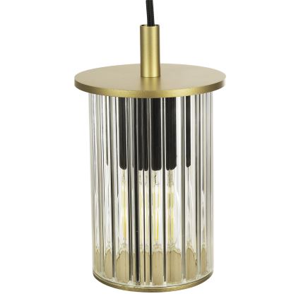 Argon 8755 - Lámpara colgante exterior NORFOLK 1xE27/15W/230V IP44 dorado