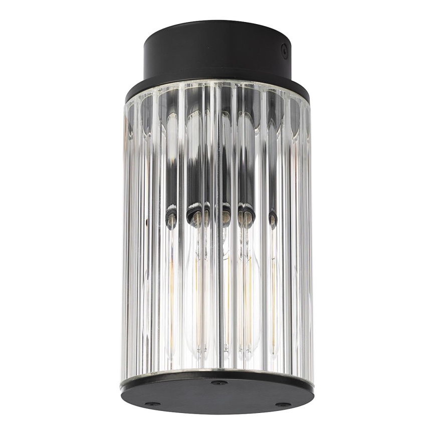 Argon 8773 - Plafón de exterior NORFOLK 1xE27/15W/230V IP44 negro