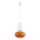 Argon 8822 - Lámpara colgante DIEGO 1xGU10/5W/230V blanco/naranja