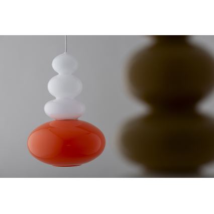 Argon 8822 - Lámpara colgante DIEGO 1xGU10/5W/230V blanco/naranja