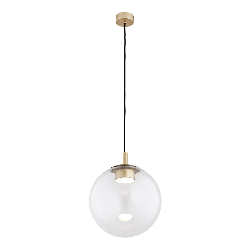 Argon 8828 - Lámpara colgante SACRAMENTO 1xGX53/8W/230V transparente/dorado