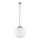 Argon 8828 - Lámpara colgante SACRAMENTO 1xGX53/8W/230V transparente/dorado