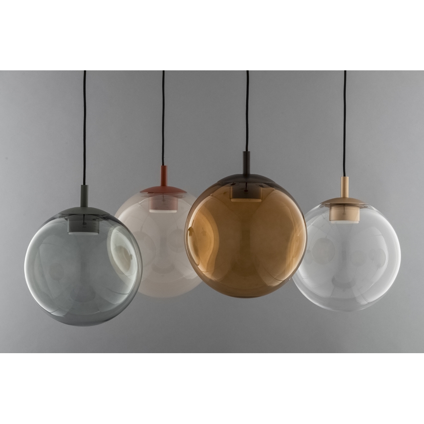 Argon 8829 - Lámpara colgante SACRAMENTO 1xGX53/8W/230V transparente/marrón