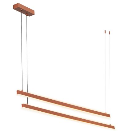 Argon 8837 - Lámpara LED colgante MIAMI LED/74W/230V 3000K marrón