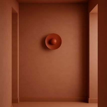 Argon 8866 - Aplique de pared LED BOLTON LED/12,5W/230V 3000K terracota