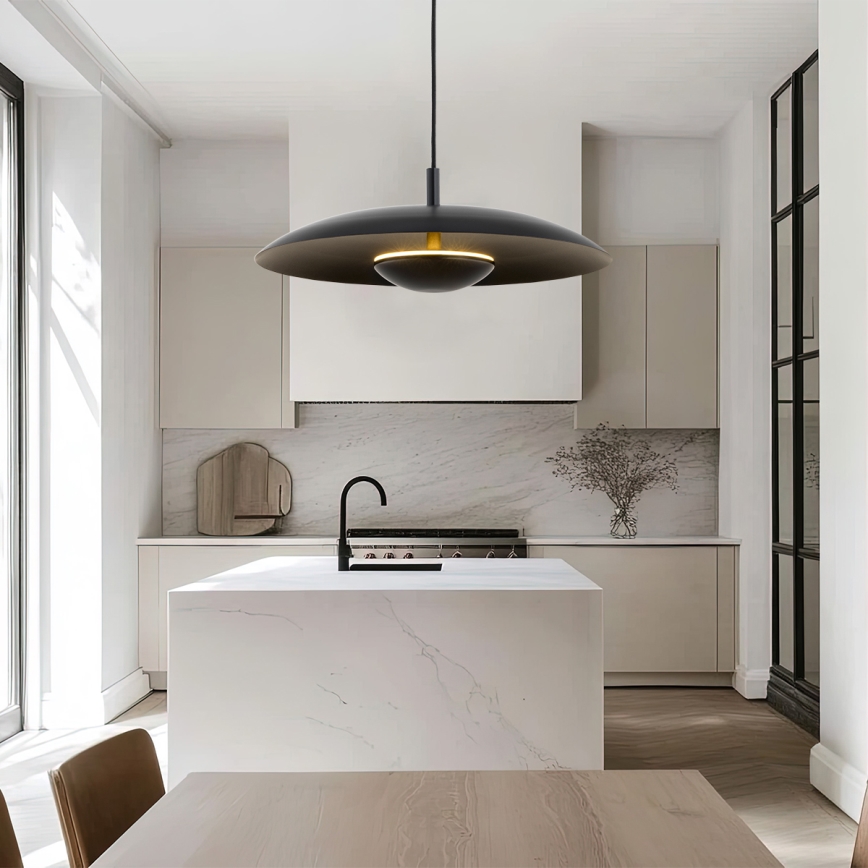 Argon 8868 - Lámpara colgante LED con cable BOLTON LED/12,5W/230V 3000K negra