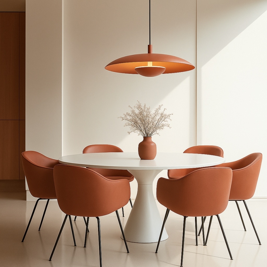 Argon 8870 - Lámpara colgante con cable BOLTON LED/12,5W/230V 3000K terracota