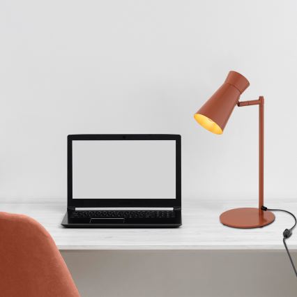 Argon 8873 - Lámpara de mesa LORD 1xE14/7W/230V terracota