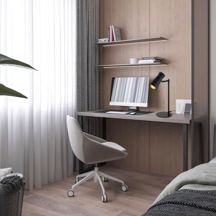 Argon 8875 - Lámpara de mesa LORD 1xE14/7W/230V negra