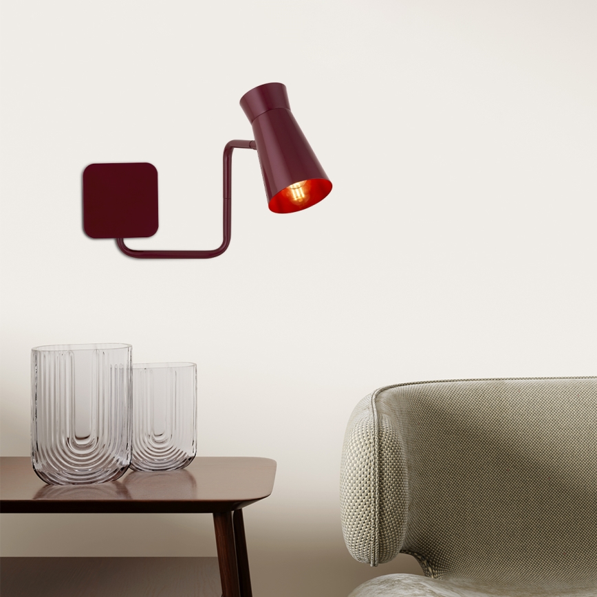 Argon 8881 - Aplique de pared LORD 1xE14/7W/230V en color morado