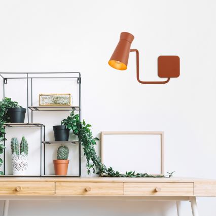 Argon 8882 - Aplique de pared LORD 1xE14/7W/230V terracota