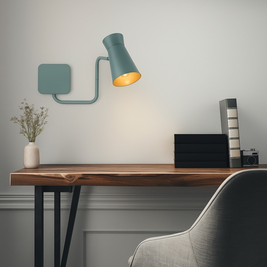 Argon 8883 - Aplique de pared LORD 1xE14/7W/230V gris