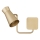 Argon 8884 - Aplique de pared LORD 1xE14/7W/230V dorado