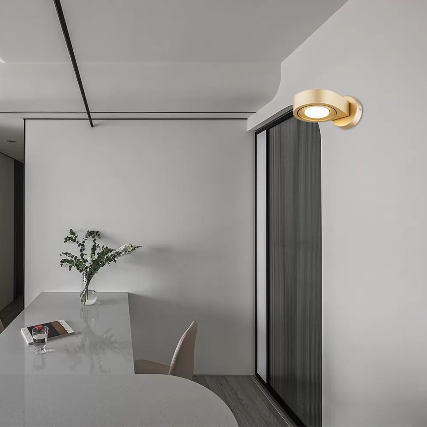 Argon 8899 - Aplique de pared LOTUS 1xGX53/12W/230V dorado