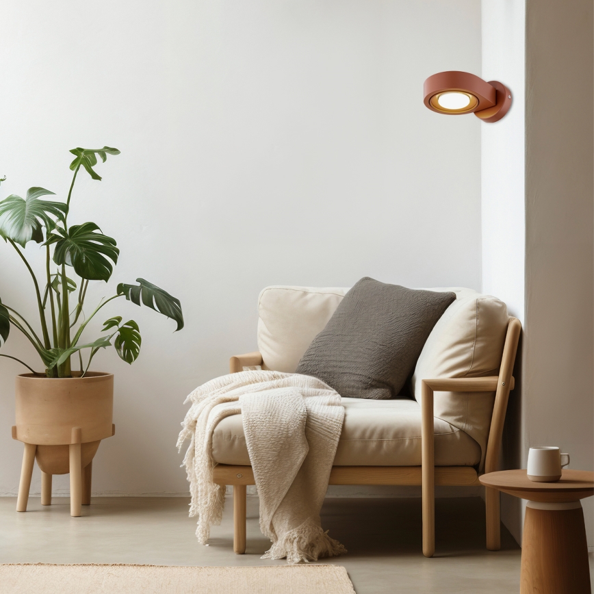 Argon 8902 - Aplique de pared LOTUS 1xGX53/12W/230V terracota