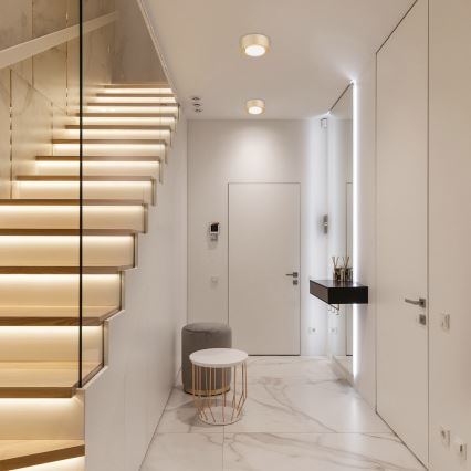 Argon 8903 - Lámpara de techo ELORA 1xGX53/7W/230V Ø 11 cm dorada