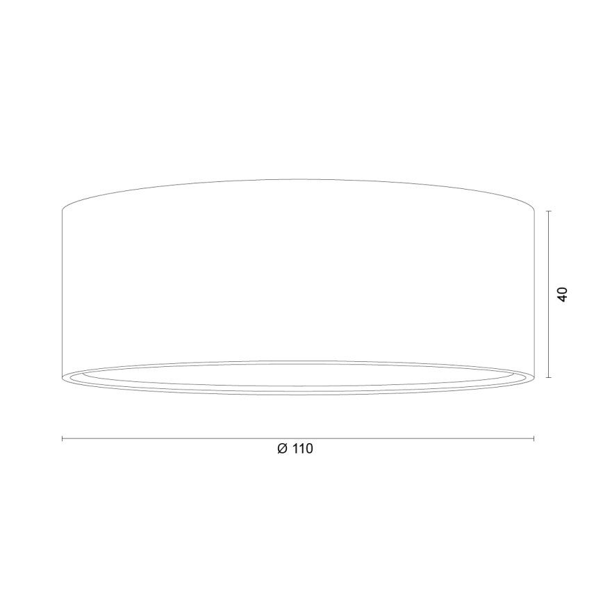 Argon 8903 - Lámpara de techo ELORA 1xGX53/7W/230V Ø 11 cm dorada