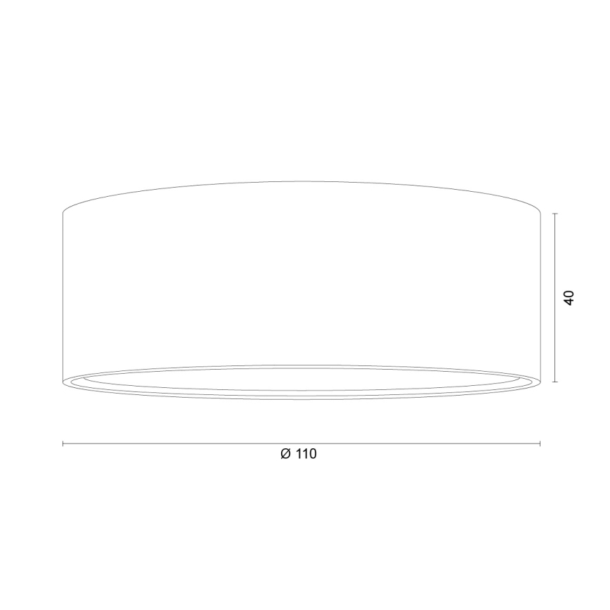 Argon 8915 - Lámpara de techo ELORA 1xGX53/7W/230V diámetro 11 cm blanca