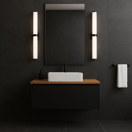 Argon 8927 - Iluminación para espejo de baño BATUMI LED/24W/230V 3000K IP44 negro