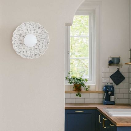 Argon 8934 - Aplique de pared BOLL 1xG9/6W/230V blanco