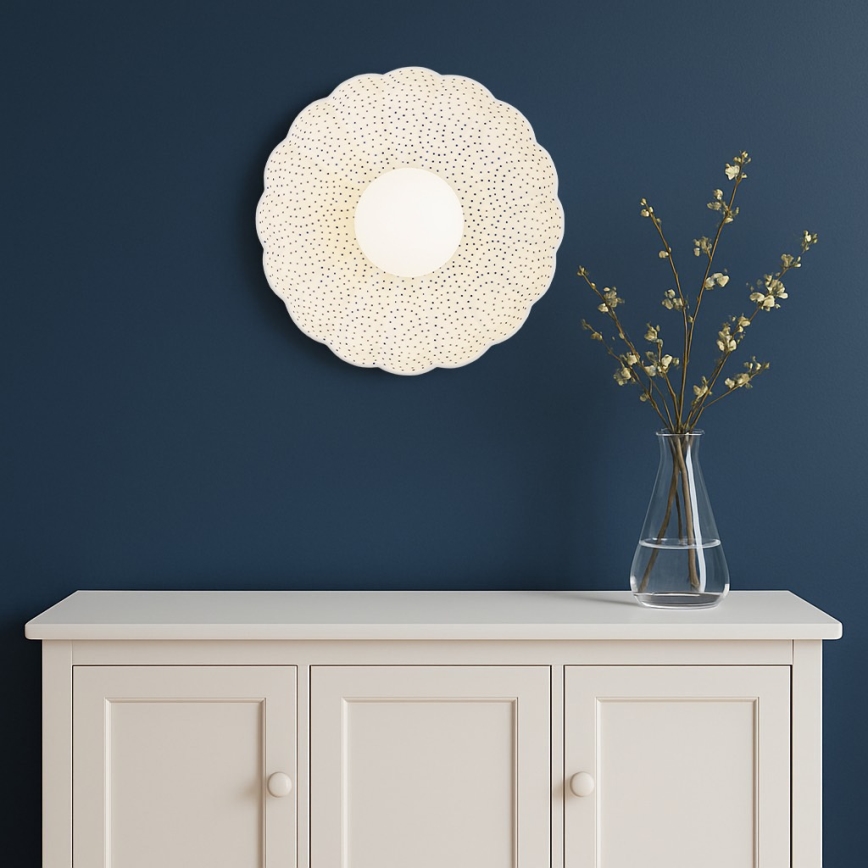 Argon 8934 - Aplique de pared BOLL 1xG9/6W/230V blanco