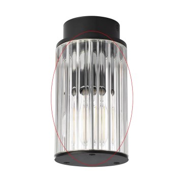 Argon - Cristal de repuesto para luminaria NORFOLK E27, Ø 12 cm