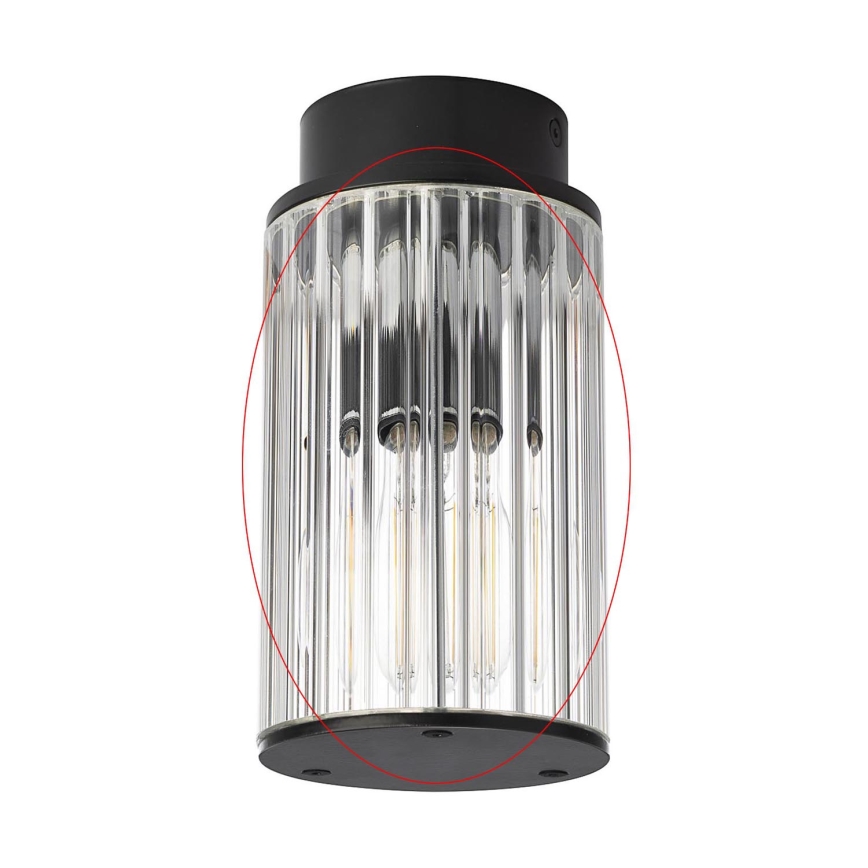 Argon - Cristal de repuesto para luminaria NORFOLK E27, Ø 12 cm