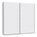 Armario con espejo KARO 220x210 cm blanco