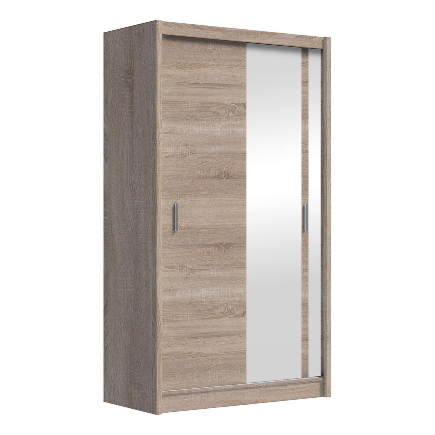 Armario con espejo SABRINA 150x215 cm roble sonoma