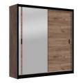 Armario con espejo SABRINA 203x215 cm roble craft