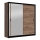 Armario con espejo SABRINA 203x215 cm roble craft