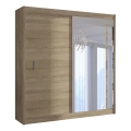 Armario con espejo SABRINA 203x215 cm roble sonoma