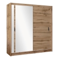 Armario con espejo SABRINA 203x215 cm roble woltan
