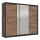Armario con espejo SABRINA 250x215 cm roble craft
