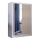 Armario con espejo SANTINO 150x215 cm blanco/roble craft