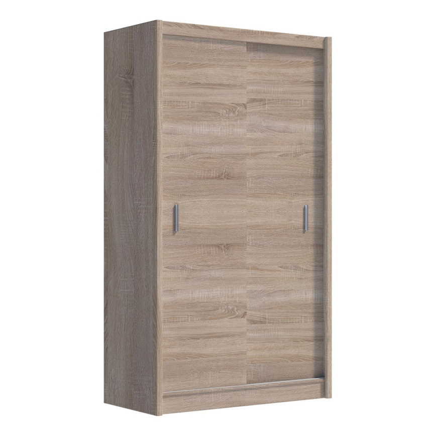Armario con puertas correderas SAPHIRA 150x215 cm roble sonoma