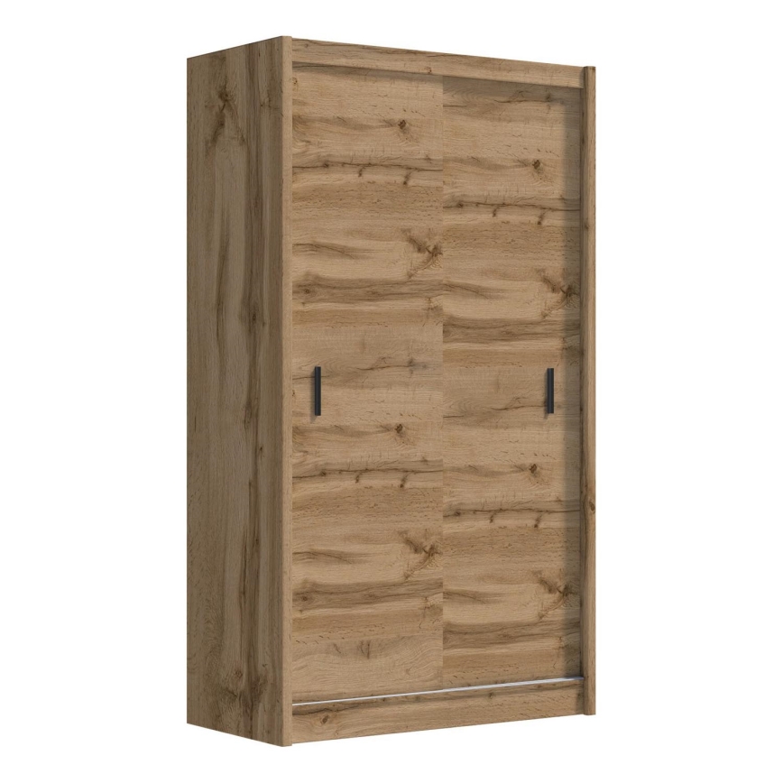Armario con puertas correderas SAPHIRA 150x215 cm roble wotan