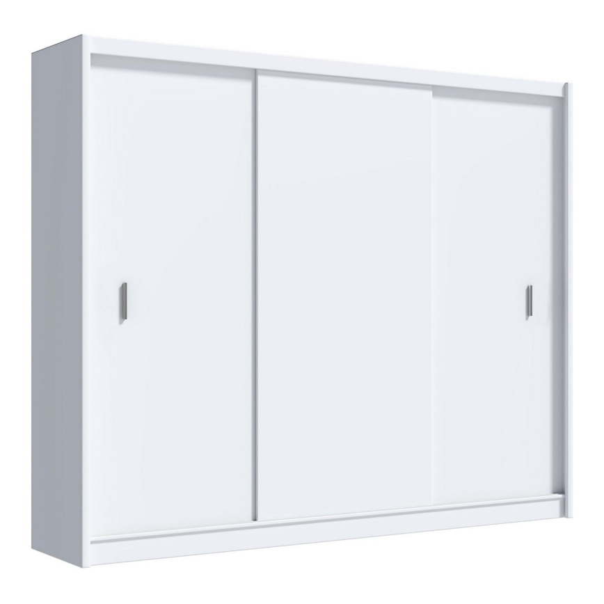 Armario con puertas correderas SAPHIRA 250x215 cm blanco