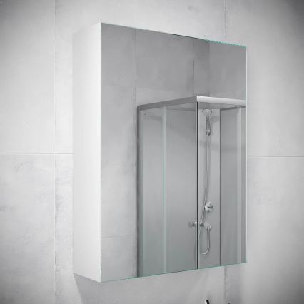 Armario de baño con espejo HENRY 65x50 cm blanco