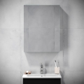 Armario de baño con espejo HENRY 65x50 cm negro